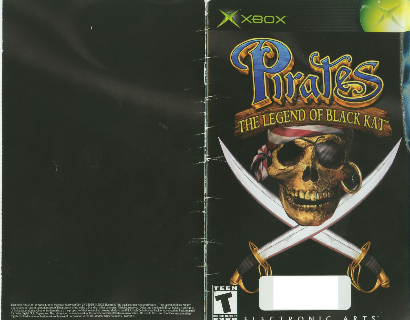 Games PC PIRATES-THE LEGEND OF BLACK KAT User Manual