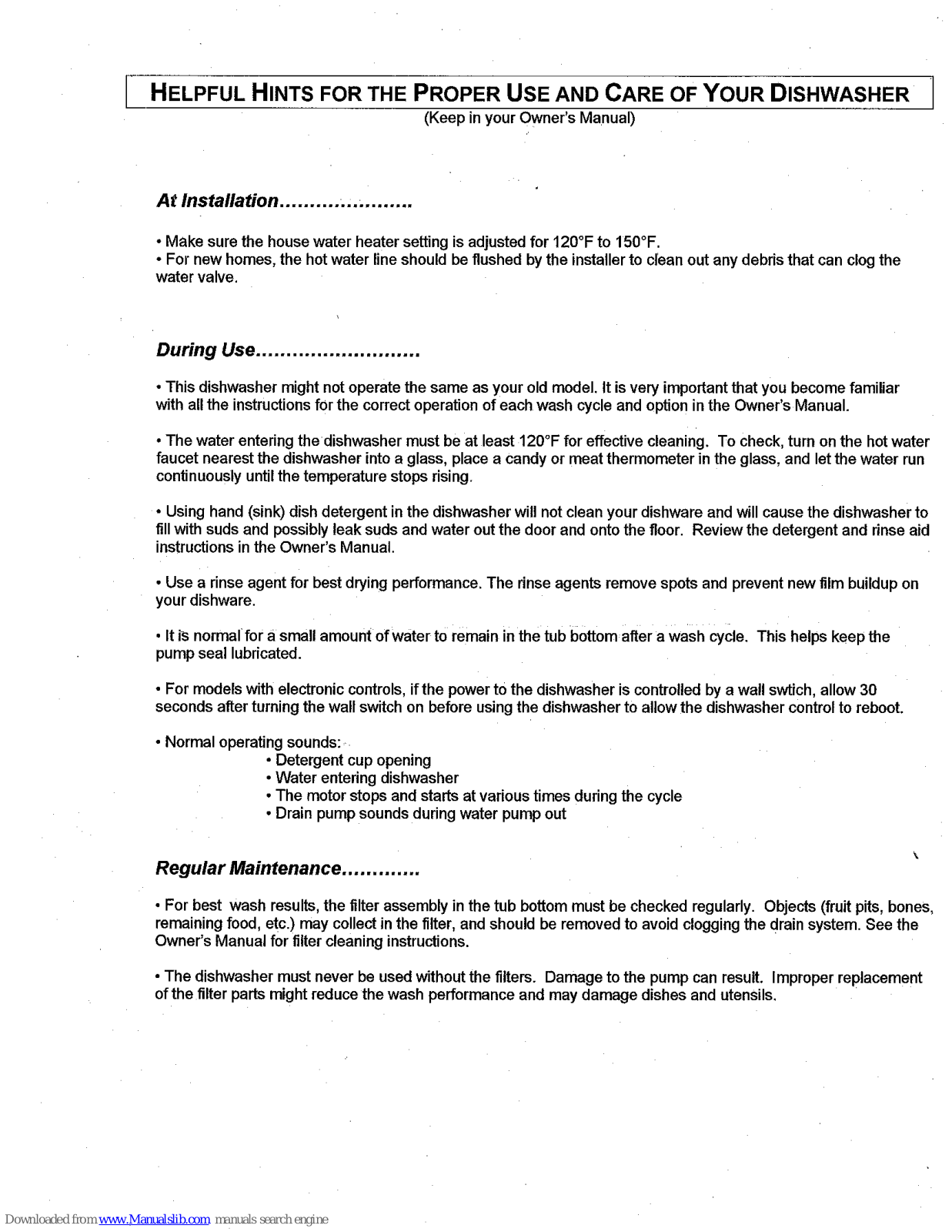 GE GSM1860V00SS Operating Instructions Manual