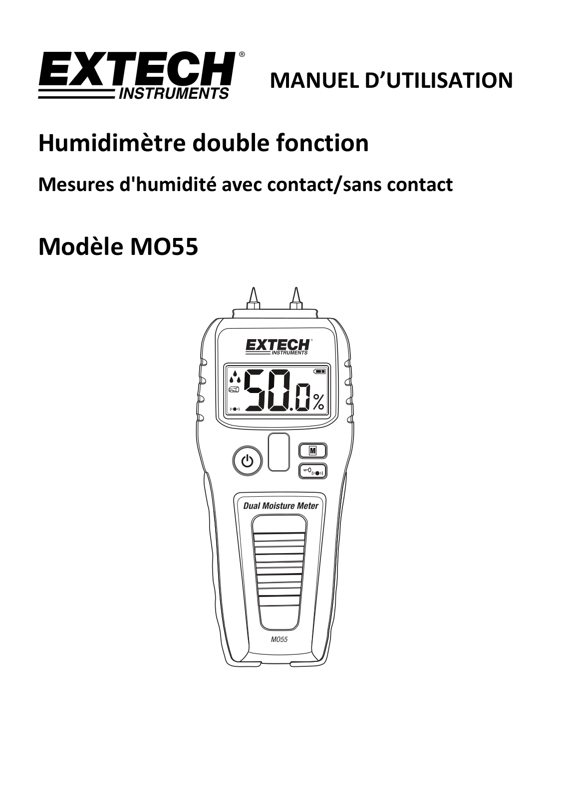 Extech MO55 User guide