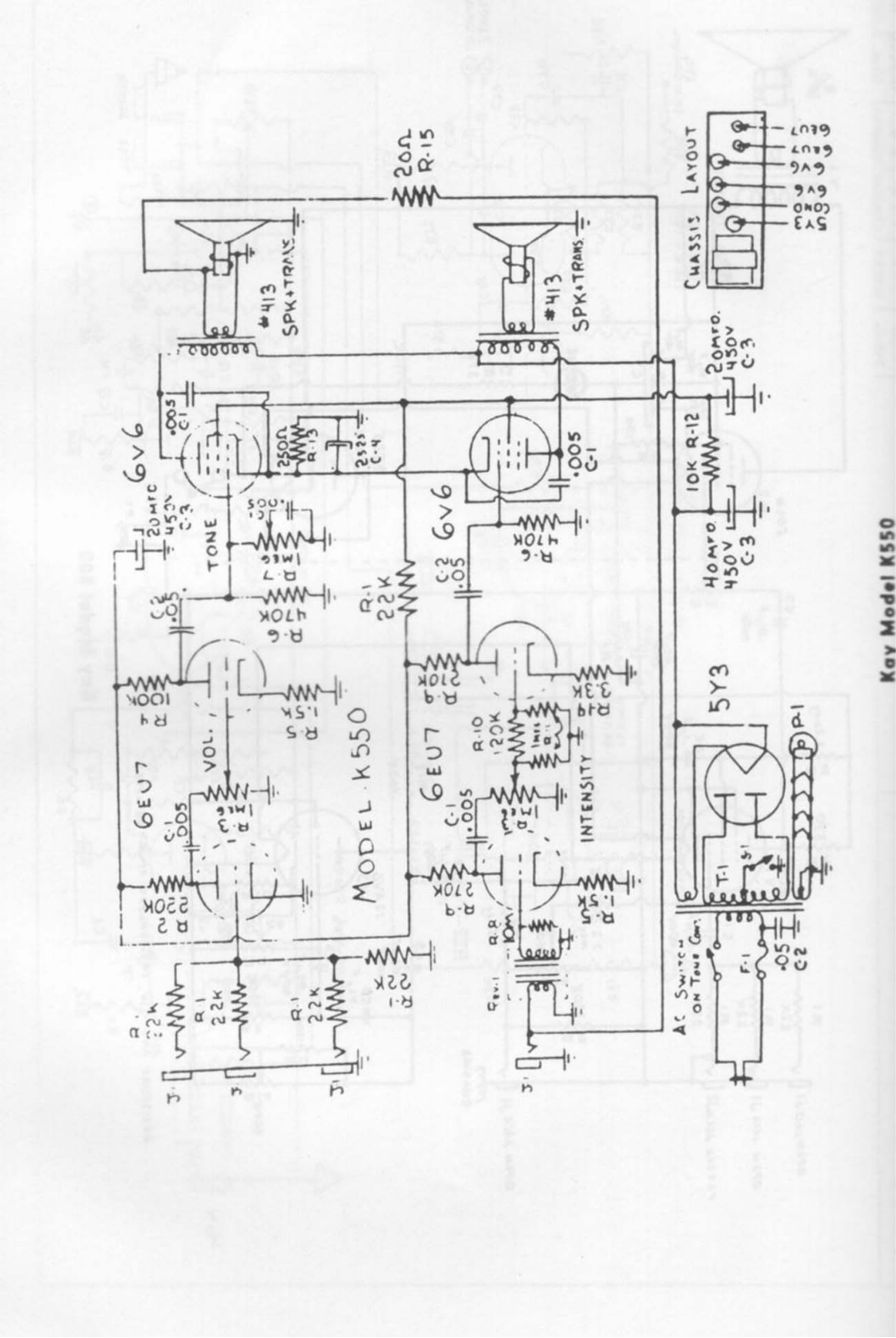 Kay 550 schematic