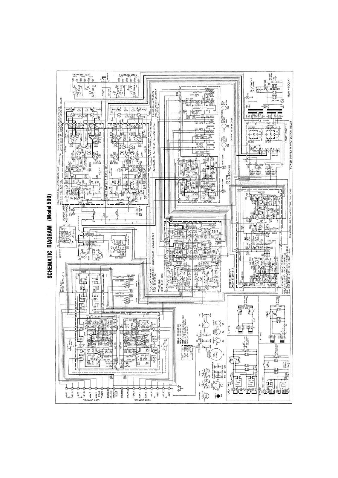 Kenwood ka500sc Schematic