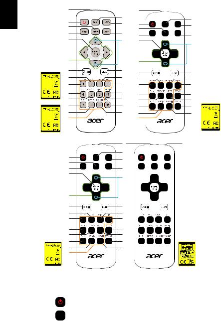 Acer H6521BD, X1623H, X128, S1386WHN, S1386WH User Manual