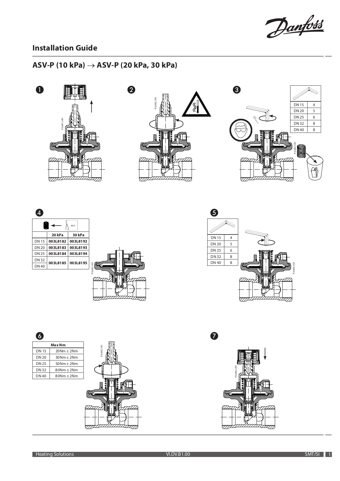 Danfoss ASV-P Installation guide