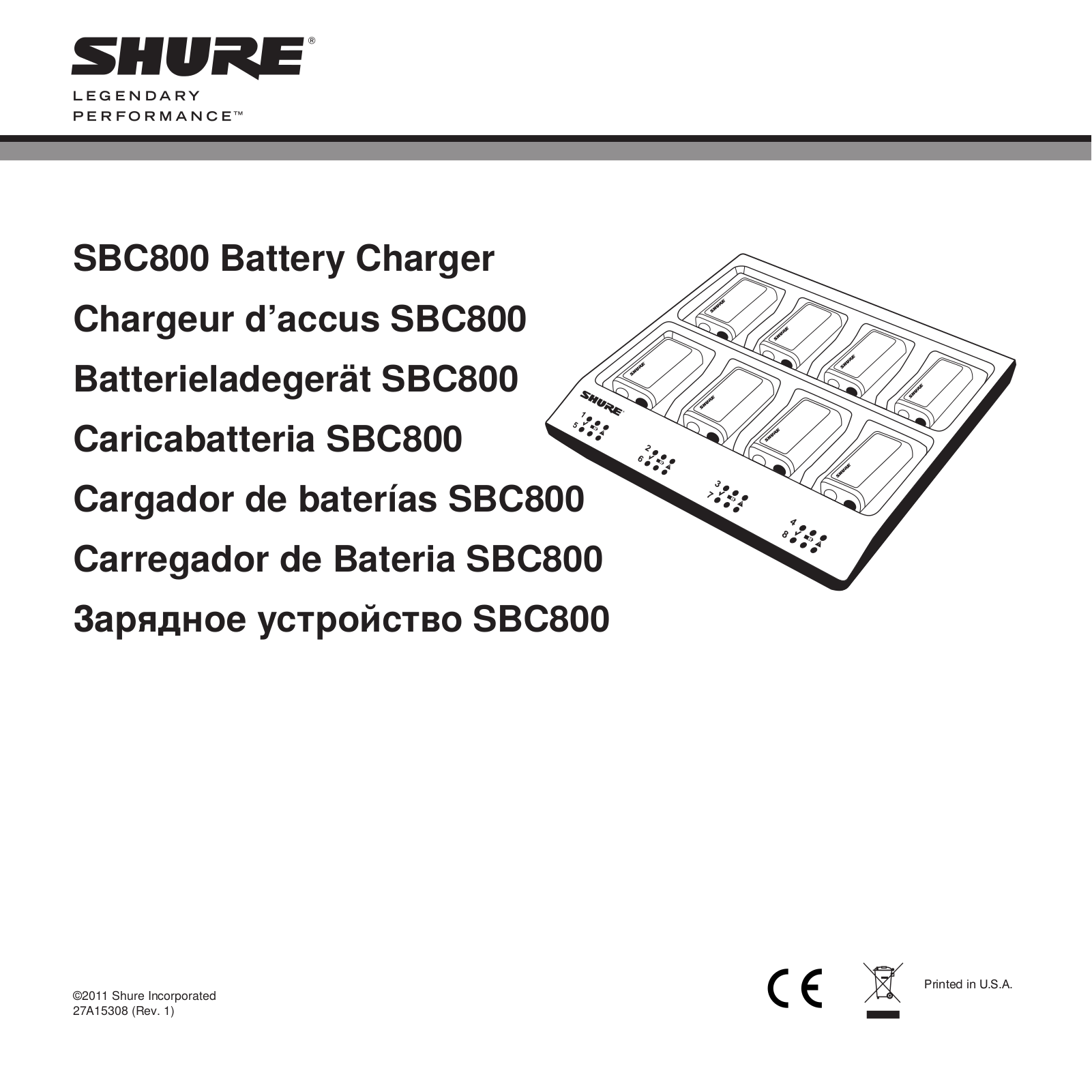 Shure SBC800-E User guide - ManualMachine.com