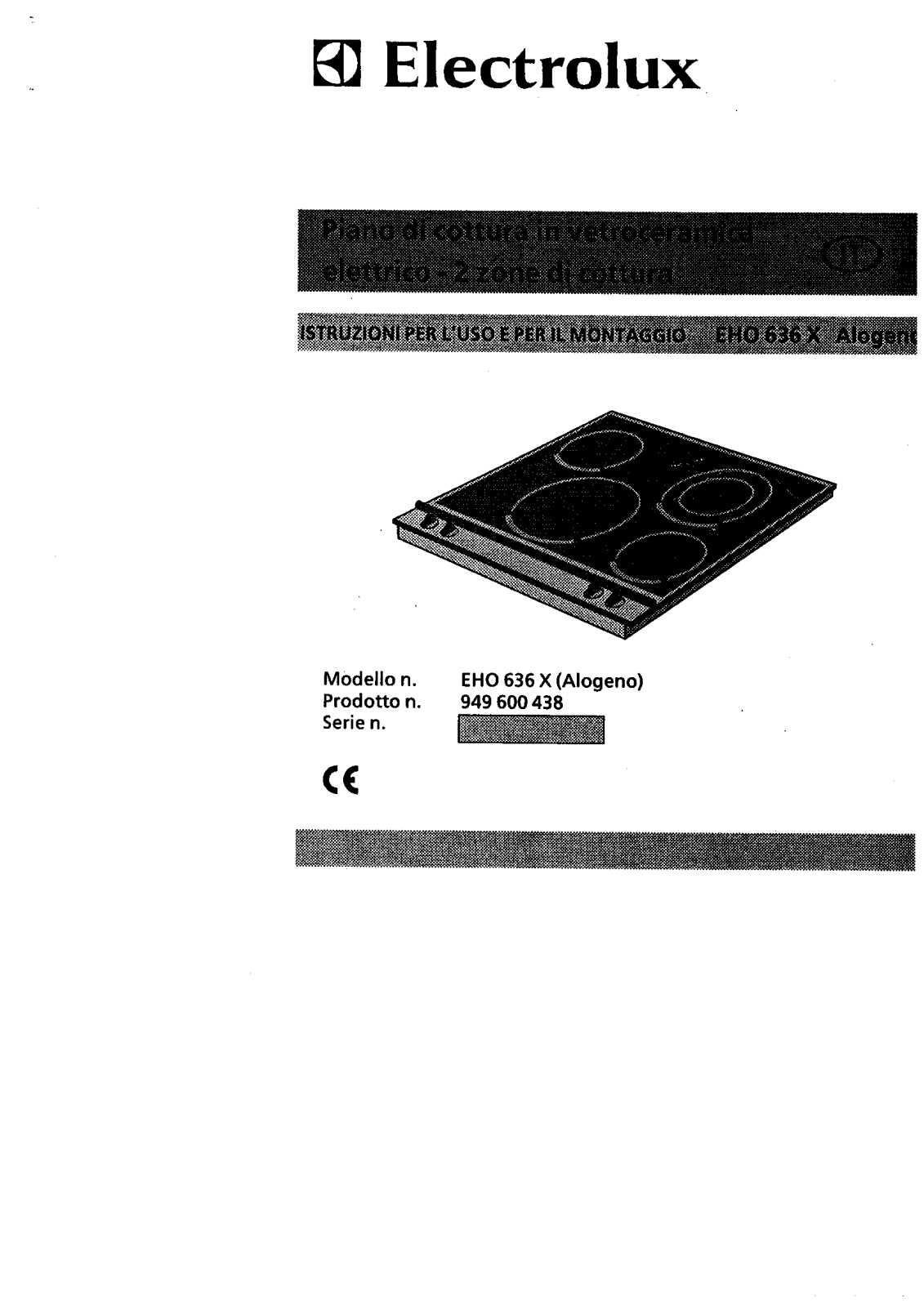 Electrolux EHP634X User Manual