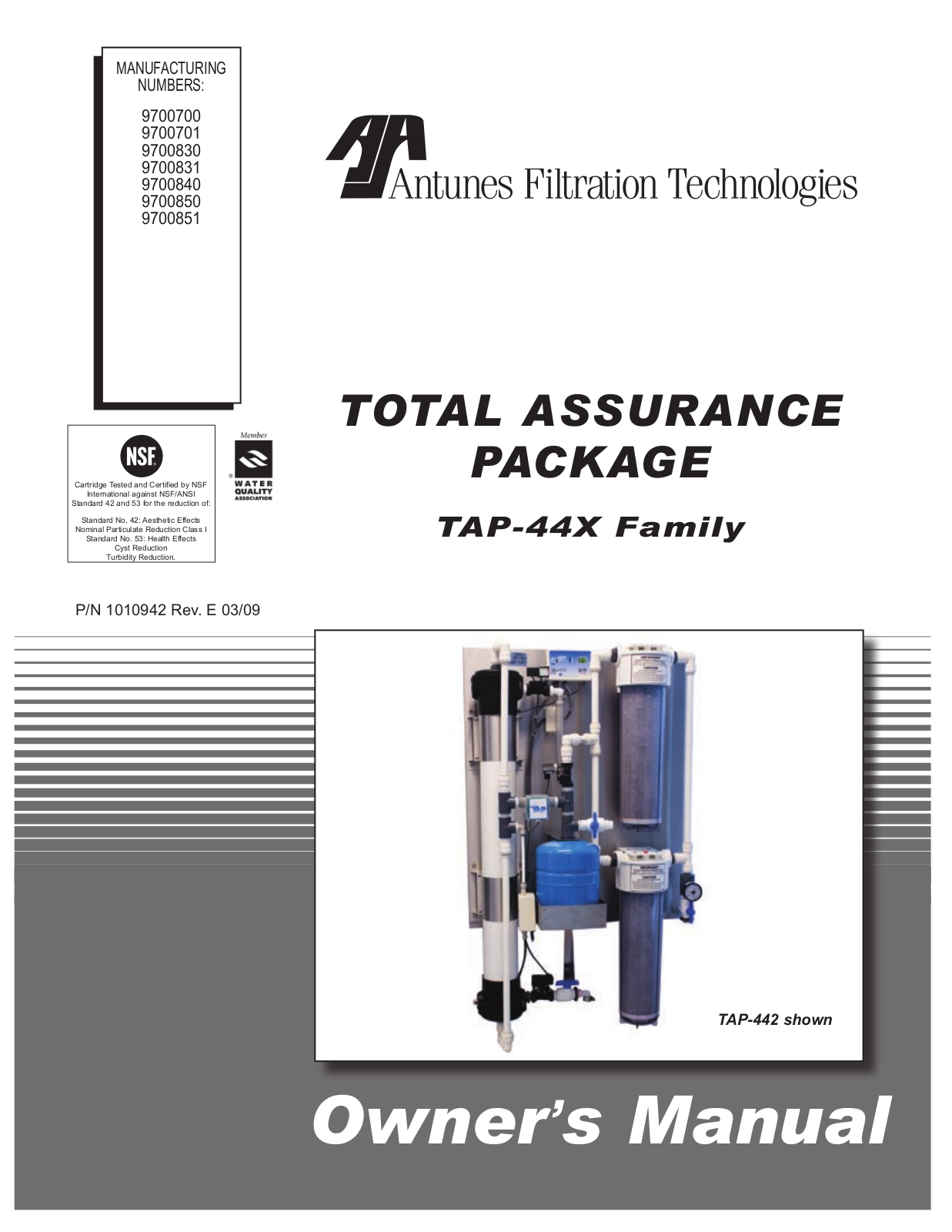 Antunes TAP-442 User Manual