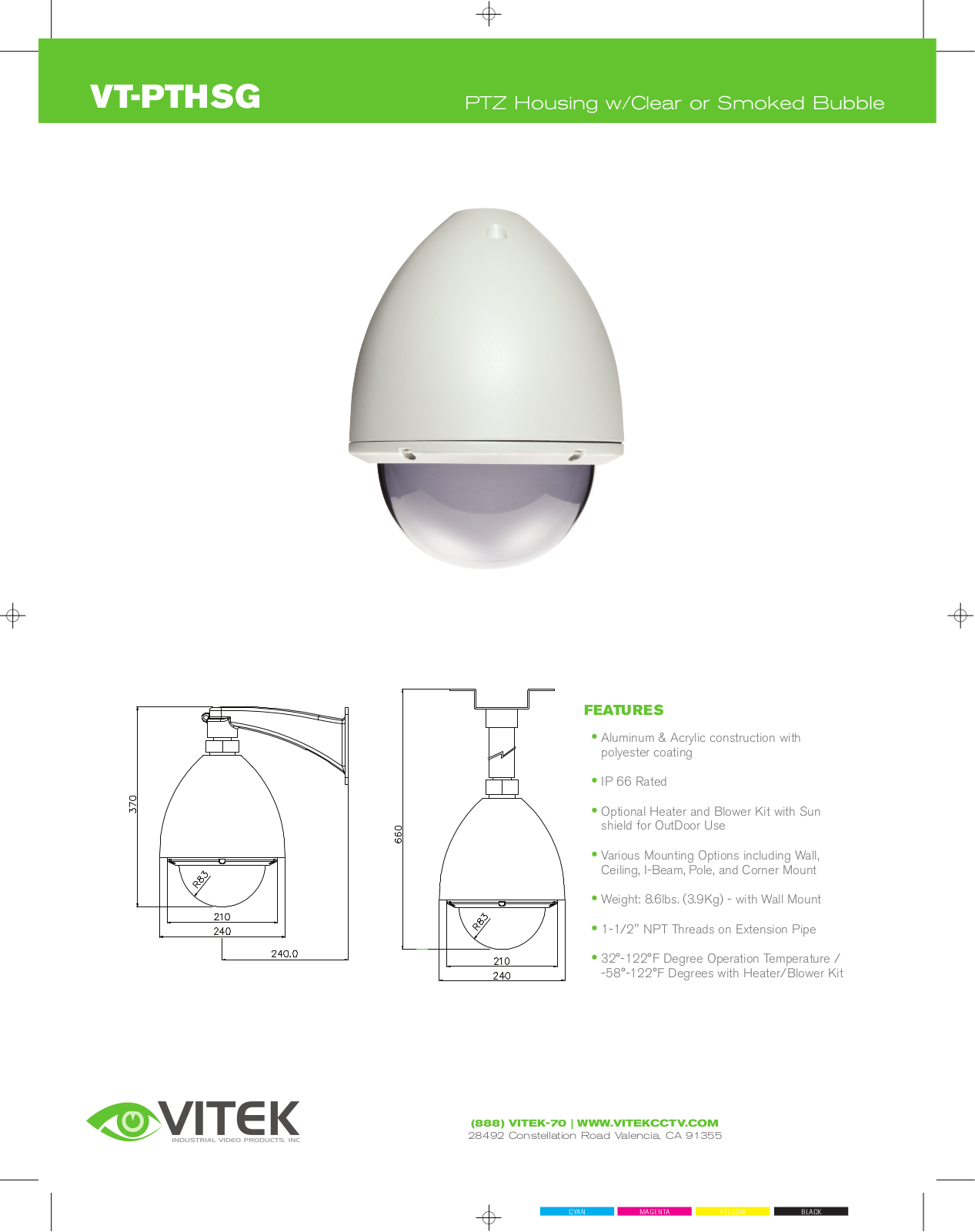 Vitek VT-PTHSG User Manual