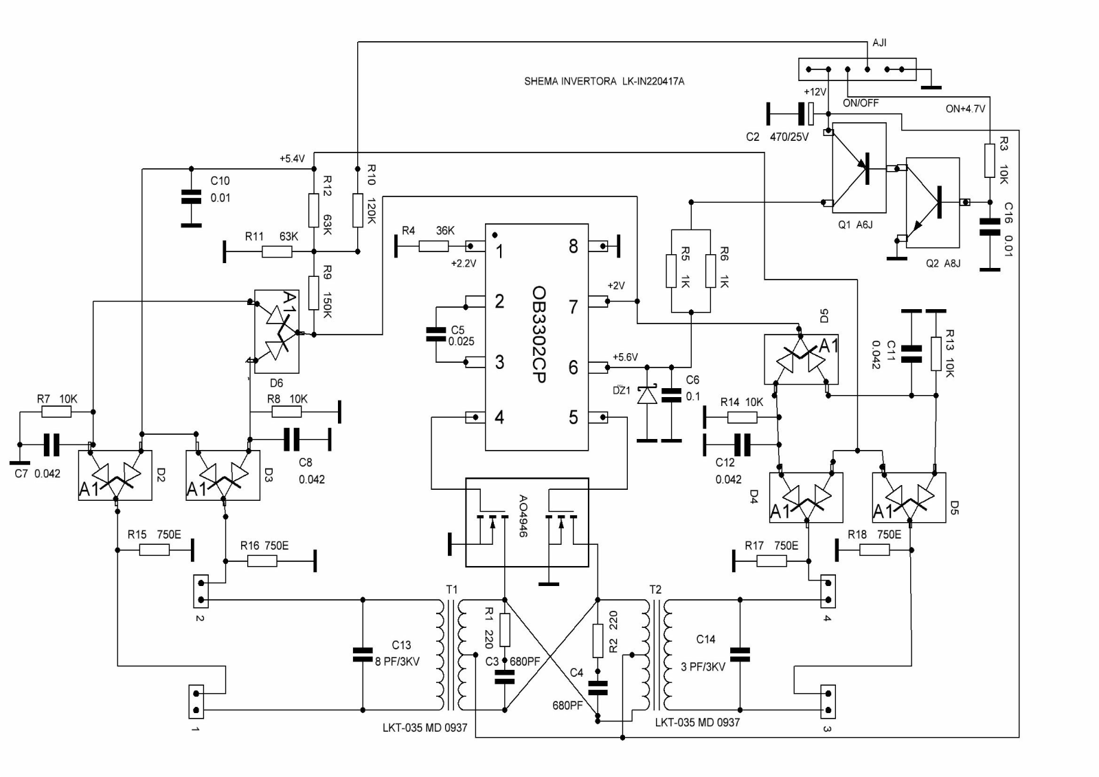 RCA LK-IN220417A Schematic