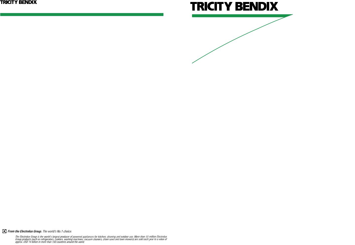 tricity bendix TB85F Manual