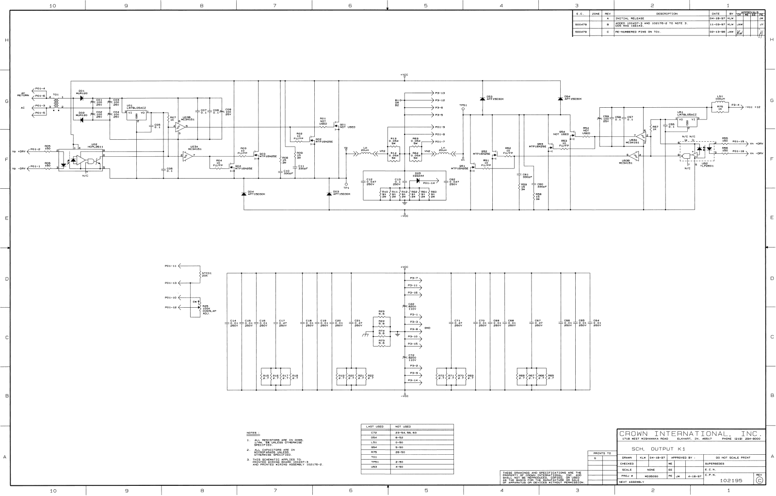 Crown k-series Schematic