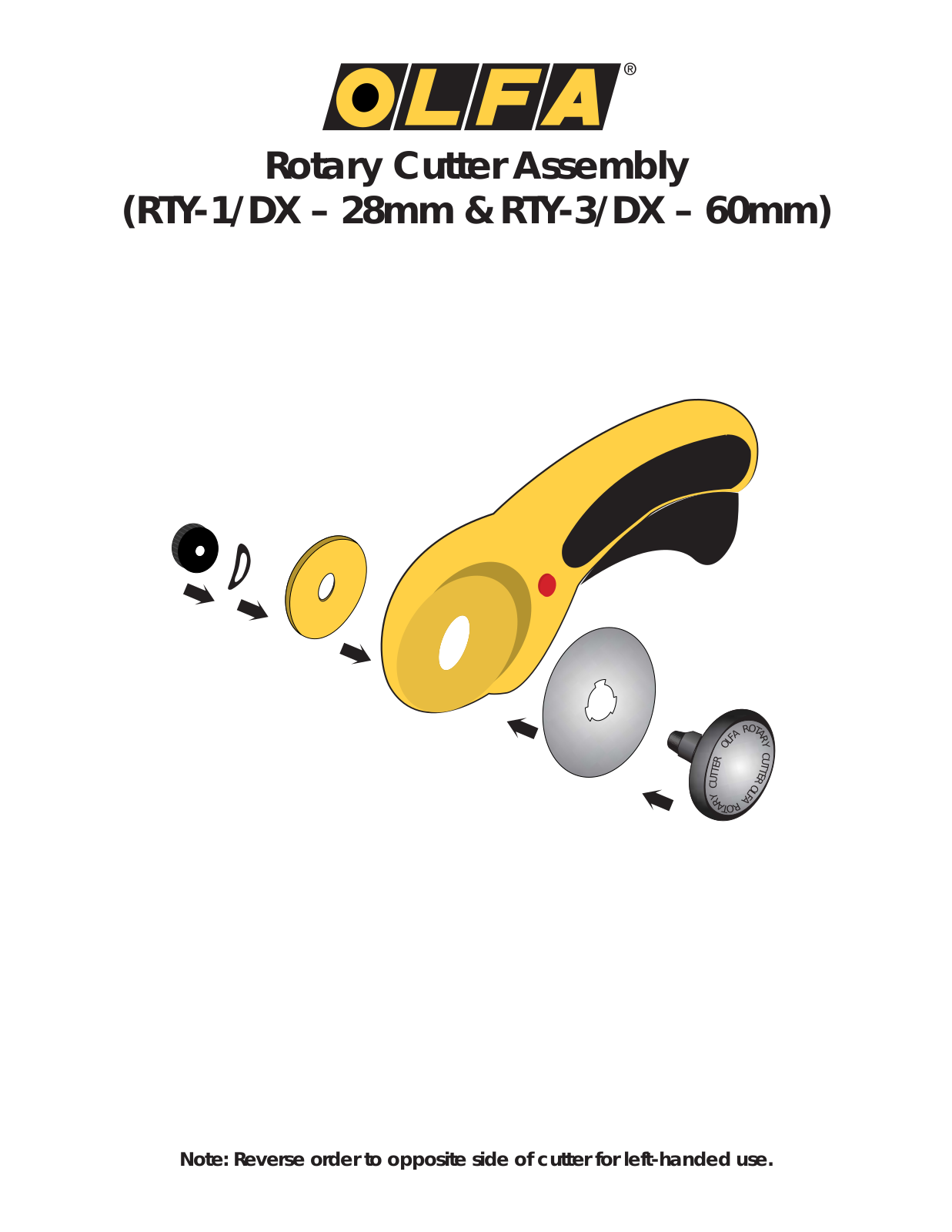 Olfa RTY-1-DX, RTY-3-DX User Manual