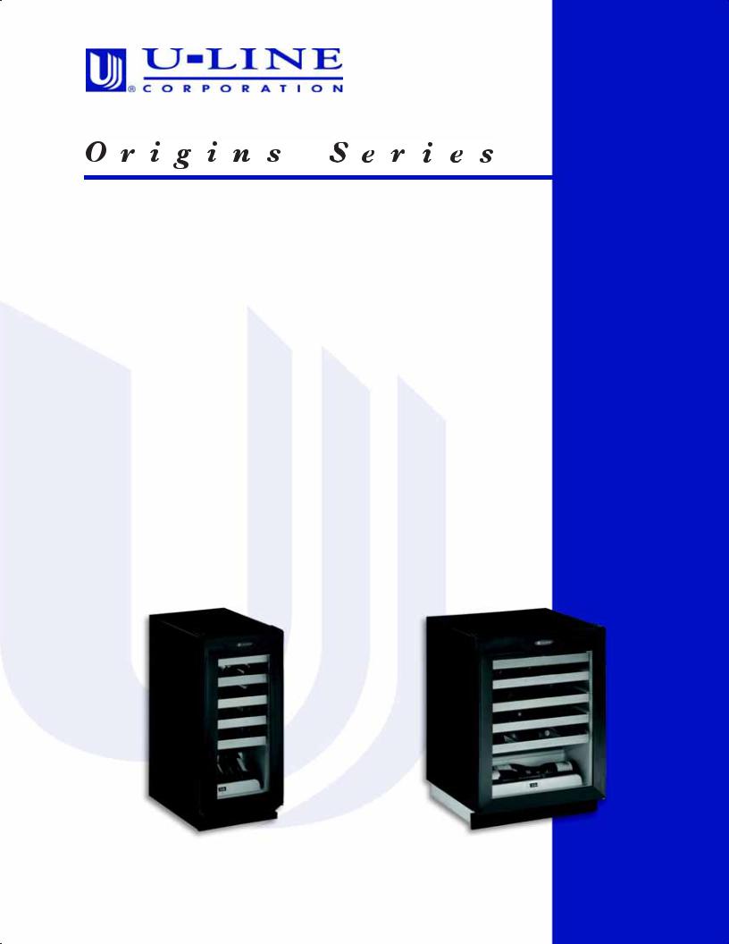 U-Line 1115WC, 1175WC User Manual