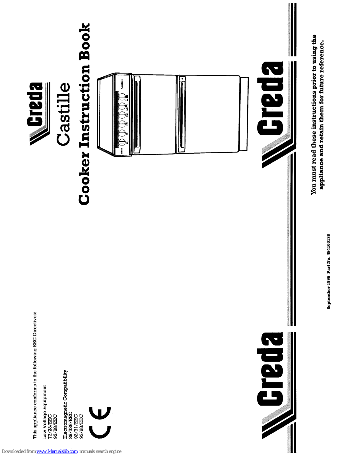 Creda HB48427, Castille 48427 Instruction Book